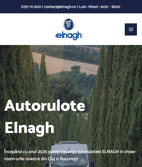 Site de prezentare pentru vânzări autorulote – elnagh.ro