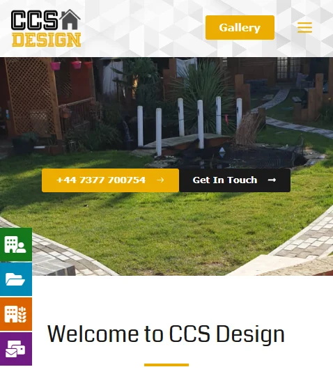 Site de prezentare pentru firmă de renovări și design interior – ccsdesign.co.uk