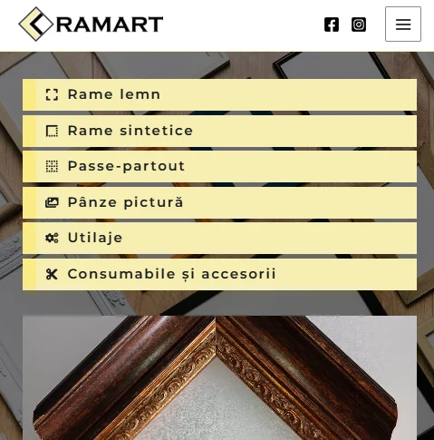 Website rame si accesorii